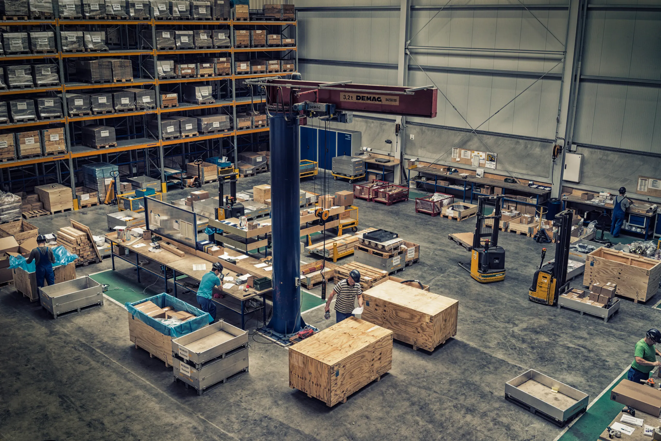 documentary photo of industrial production facility