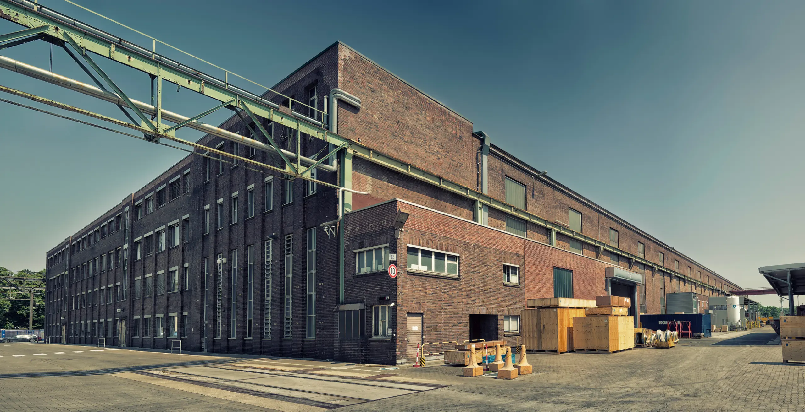 architecture photo of industrial production facility