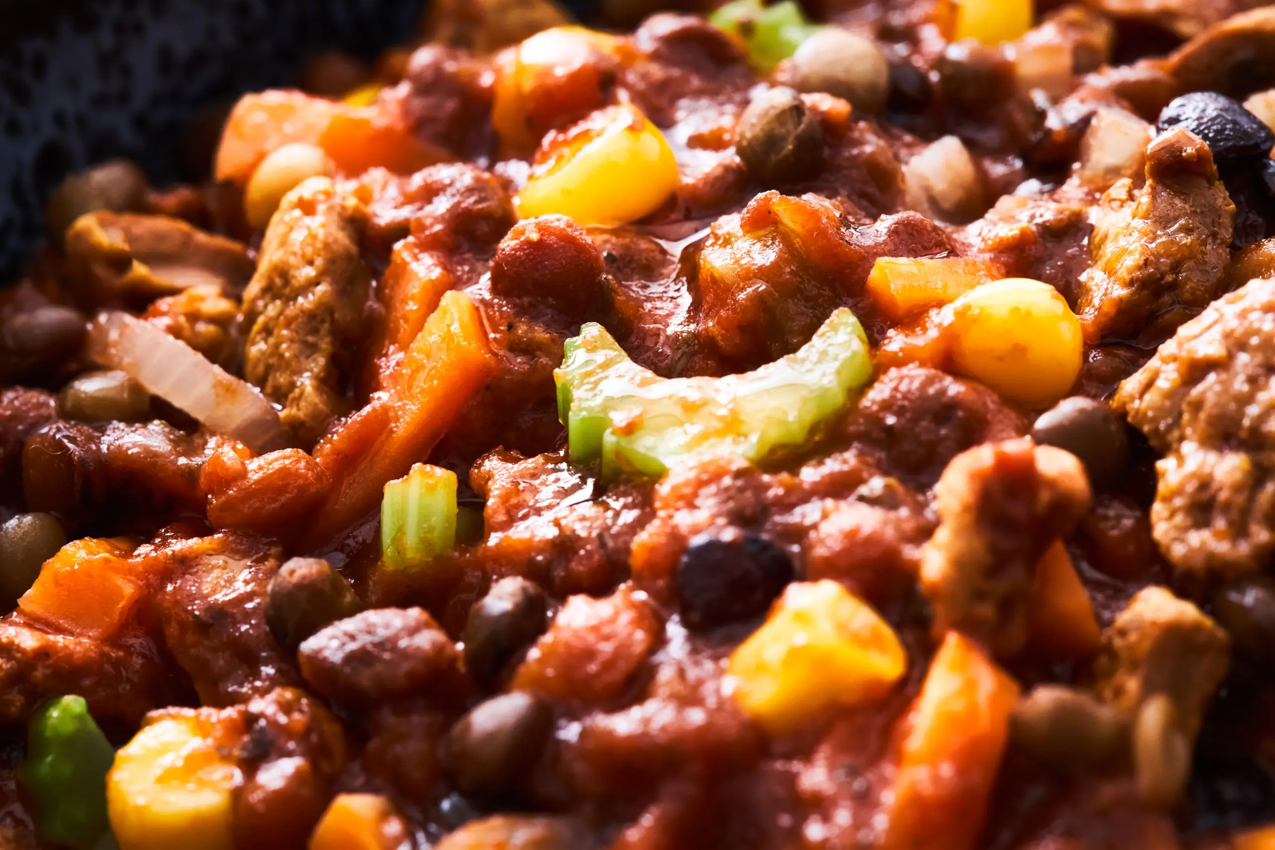 food photography of vegan convenience food on a table